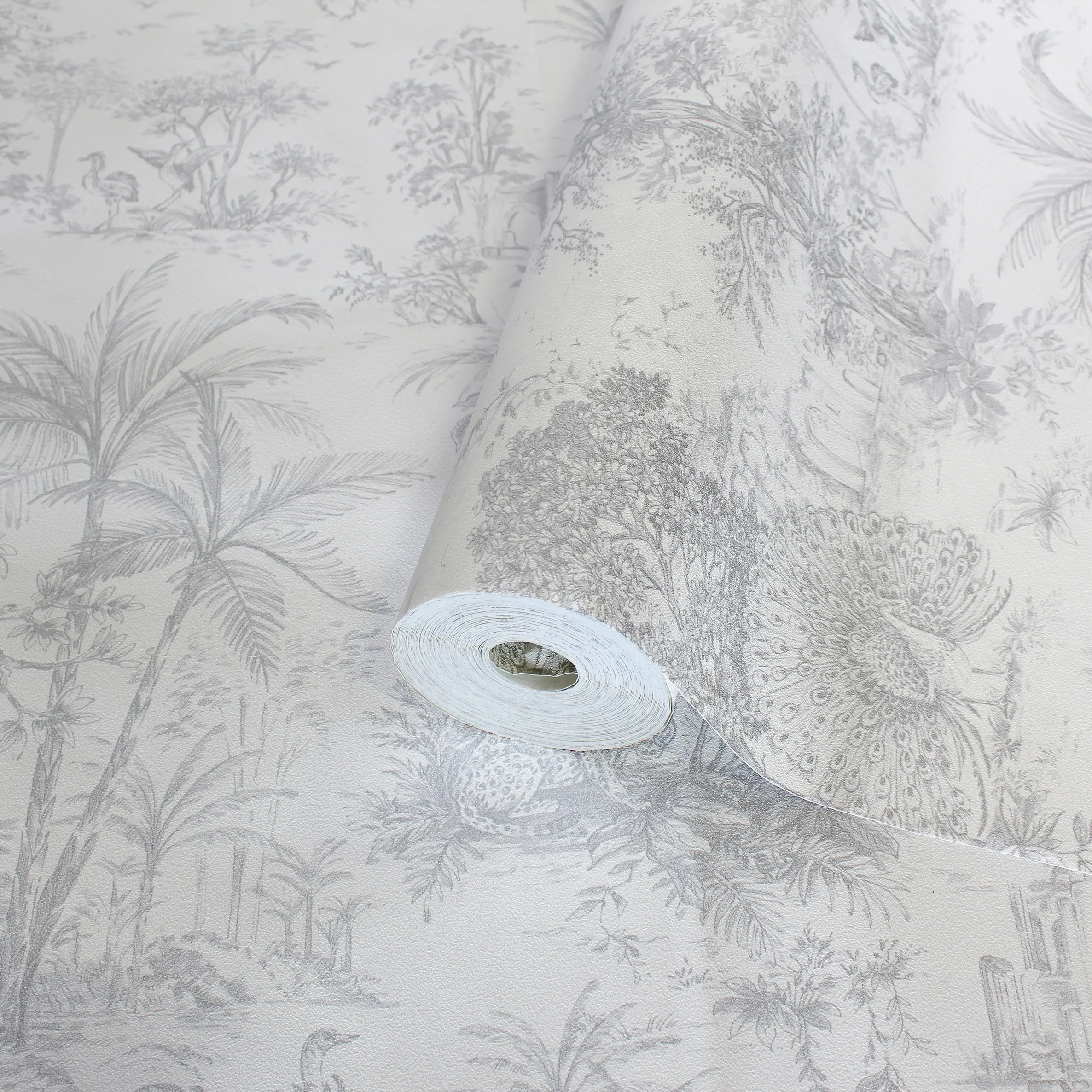 Gray Embossed Wallpaper – Understated Elegance (24207-1)